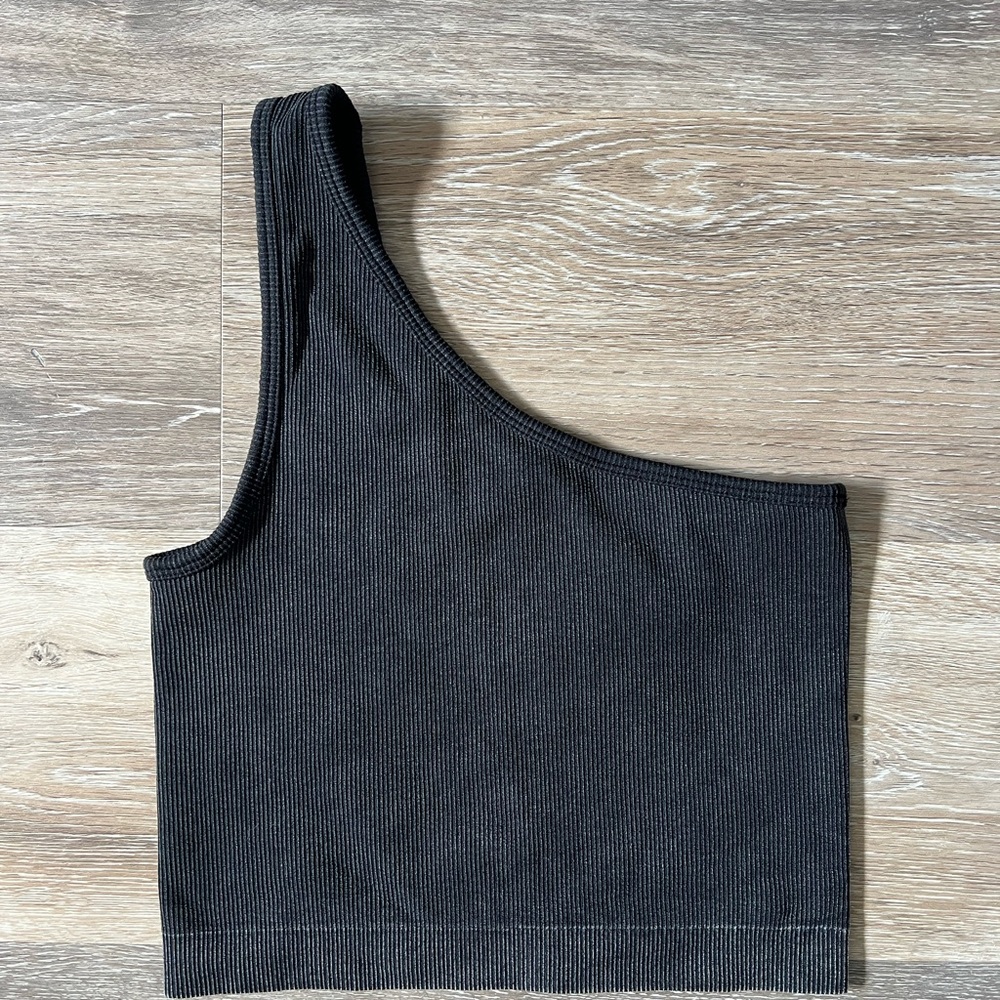 Joy Lab Active One-Shoulder Ribbed Top